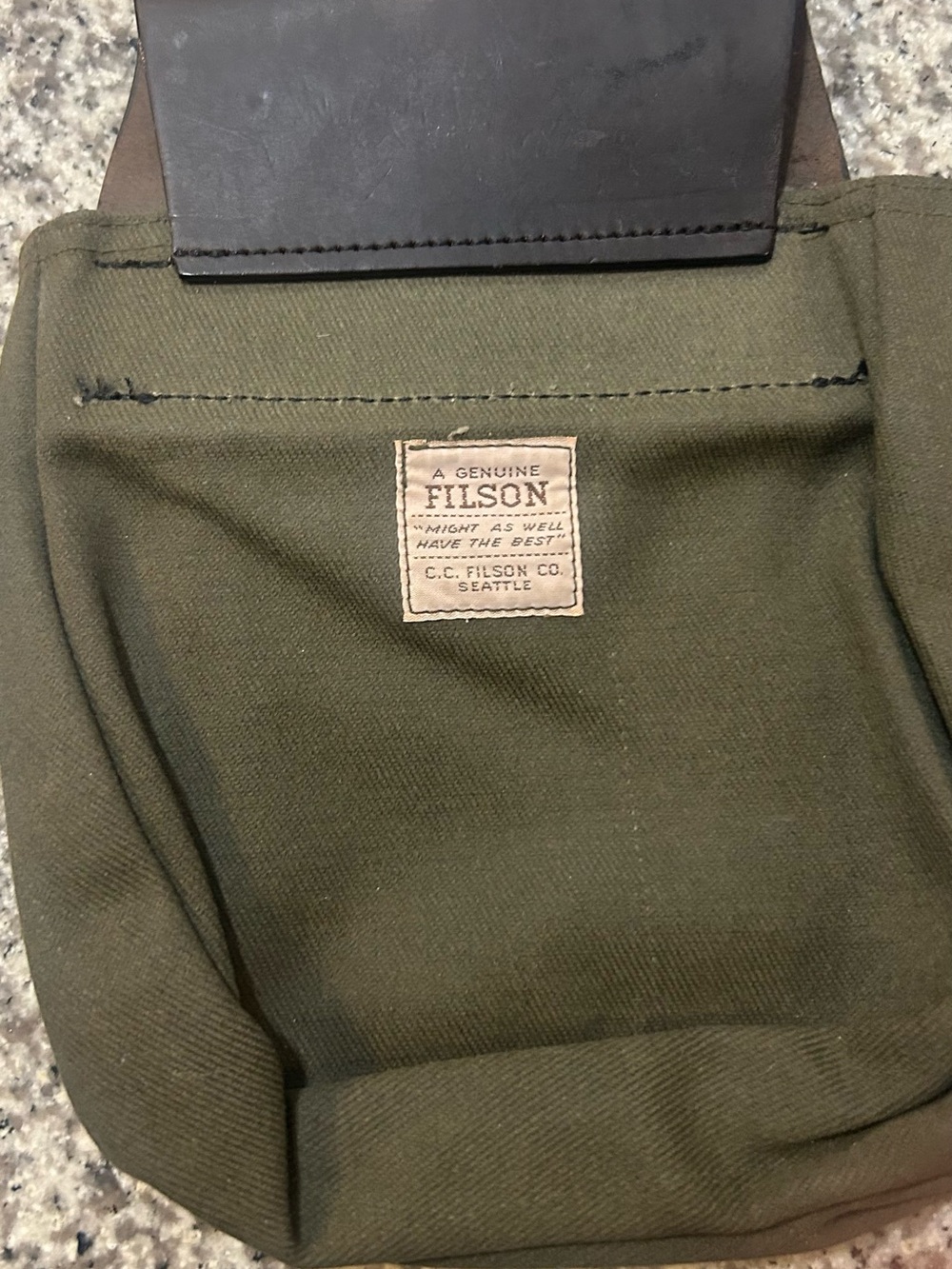 Filson Rugged Twill Belt Pouch